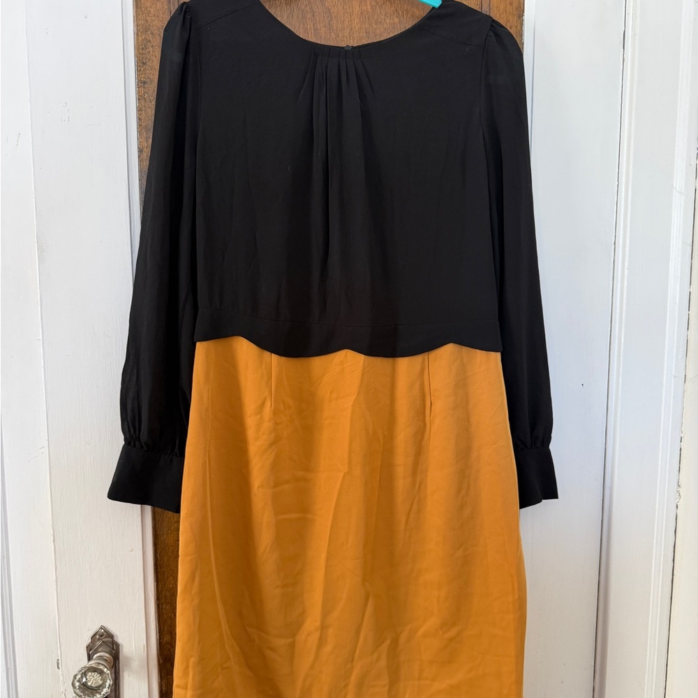 Pink Martini Black and Gold Long Sleeve Dress